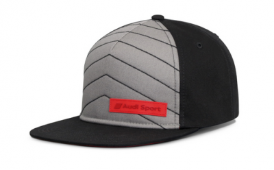 Audi Sport Snapback Cap, schwarz/grau
