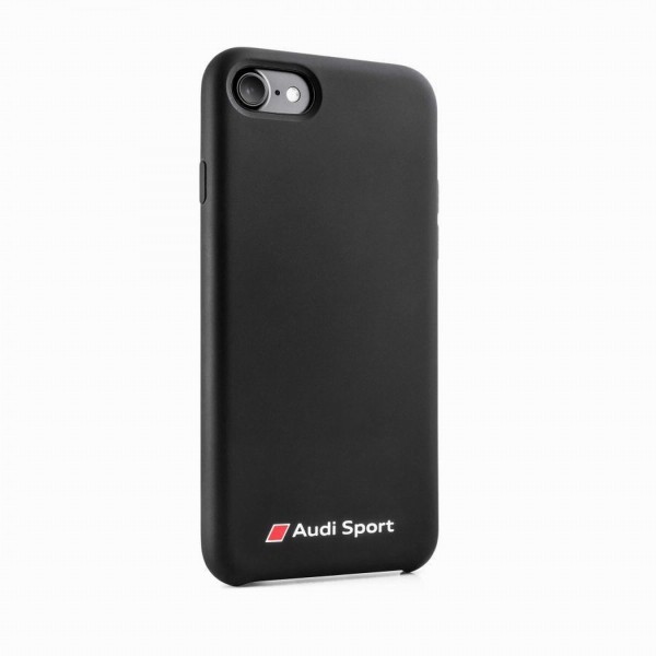 Audi Sport - Cover/ Hülle für iPhone 7 in schwarzem Silikon