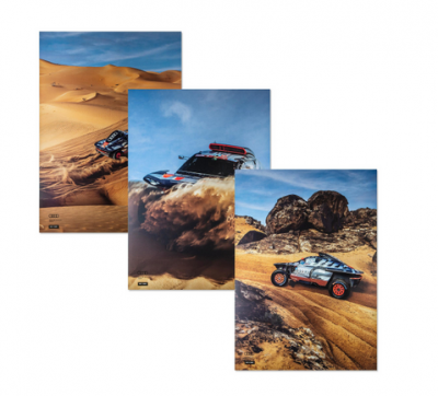 Audi Sport Poster-Set RS Q e-tron, 2023, Ltd Edit. / 50x70cm
