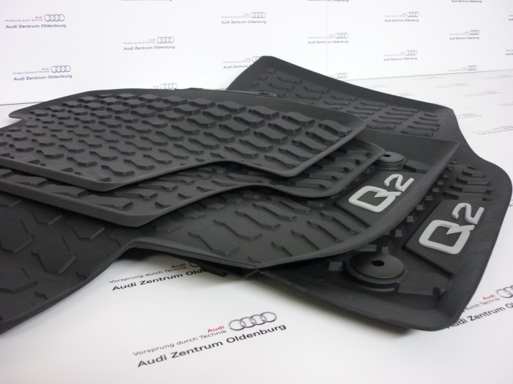 Audi Q2 Gummimatten, Allwettermatten vorne + hinten | Gummimatten | Shop  Audi Zentrum Oldenburg