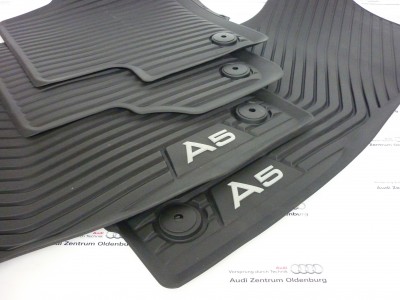 Audi A5 Gummimatten für Sportback, vorne+ hinten, ab Bj.16