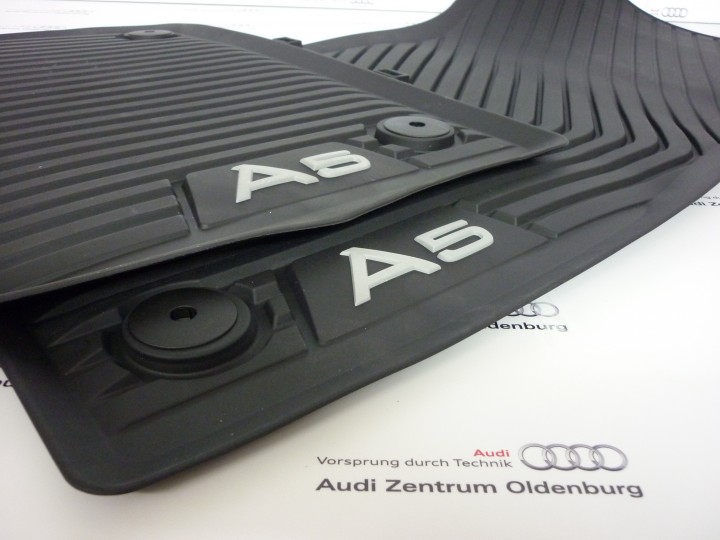 Audi A5 Gummimatten für Oldenburg | Shop Gummimatten Audi Bj.16 vorne, | Zentrum Sportback ab